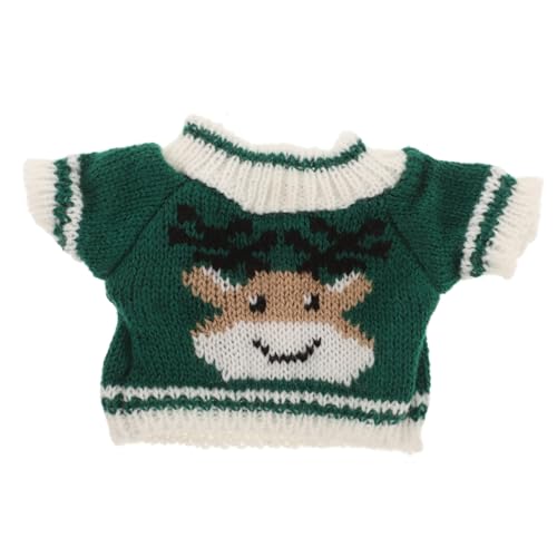 SKISUNO Spielzeugbär-Pullover Puppenkostüm Stofftier-Outfit Bären-Sweatshirt bär Spielzeug Puppen Accessoires Kinderspielzeug Spielzeuge Puppenkleidung Stofftierkleidung Garn von SKISUNO