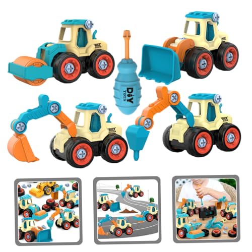 SKISUNO Teiliges DIY Baustellenfahrzeug Bunte Montage Engineering Trucks mit Schraubenzieher Fördert Motorische Fähigkeiten und Kreatives Spiel für Kleinkinder Ab Jahren SKISUNO Teiliges DIY Baustellenfahrzeug Bunte Montage Engineering Trucks mit Schraubenzieher Fördert Motorische Fähigkeiten und Kreatives Spiel für Kleinkinder Ab Jahren von SKISUNO