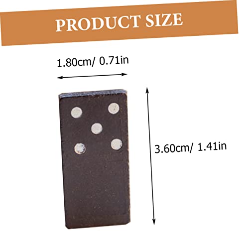 SKISUNO Teiliges Domino Spielset aus Schwarzem Holz Klassisches Lernspielzeug für Frühe Bildung Fördert Hand Auge Koordination und Kreativität für Familienspiele SKISUNO Teiliges Domino Spielset aus Schwarzem Holz Klassisches Lernspielzeug für Frühe Bildung Fördert Hand Auge Koordination und Kreativität für Familienspiele von SKISUNO