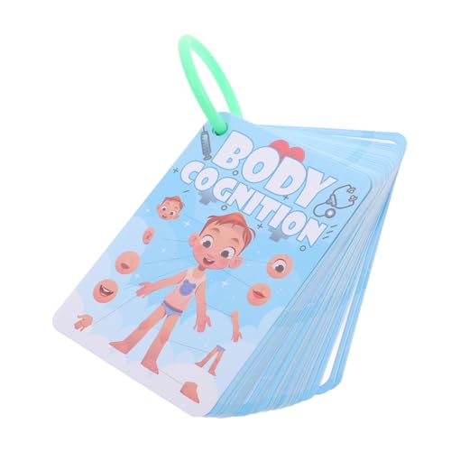 SKISUNO Teiliges Körpererkennung Lernkarten für Pädagogische Papierkarten mit Anschaulichen Bildern Interaktive Lernspiele zur Kognitiven Entwicklung und Frühkindlichen Bildung SKISUNO Teiliges Körpererkennung Lernkarten für Pädagogische Papierkarten mit Anschaulichen Bildern Interaktive Lernspiele zur Kognitiven Entwicklung und Frühkindlichen Bildung von SKISUNO