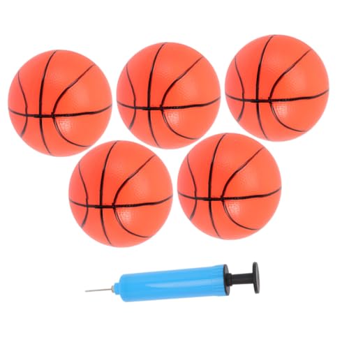 SKISUNO Teiliges Mini Basketball mit Pumpe Aufblasbare Elastische Hüpfbälle für Indoor Outdoor Basketball für Jungen und Mädchen als und Stressball Alternative SKISUNO Teiliges Mini Basketball mit Pumpe Aufblasbare Elastische Hüpfbälle für Indoor Outdoor Basketball für Jungen und Mädchen als und Stressball Alternative von SKISUNO