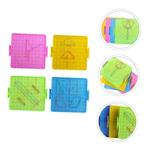 SKISUNO Teiliges Nagelbrett Doppelseitiges Lernbrett aus Hochwertigem Kantenlänge Inklusive Gummibändern Pädagogisches Mathe Lehrmittel für Grundschule Schüler SKISUNO Teiliges Nagelbrett Doppelseitiges Lernbrett aus Hochwertigem Kantenlänge Inklusive Gummibändern Pädagogisches Mathe Lehrmittel für Grundschule Schüler von SKISUNO