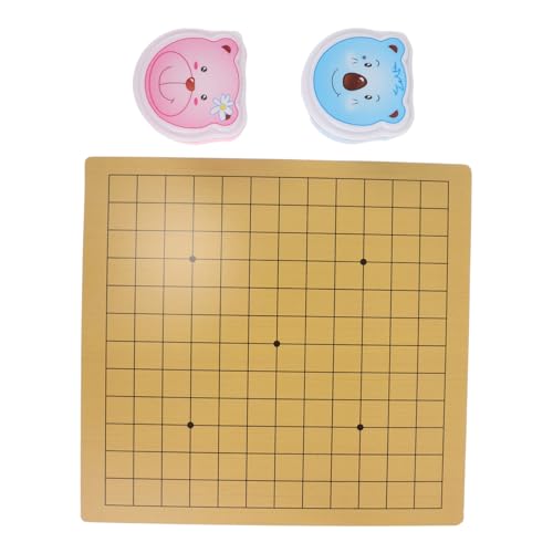 SKISUNO Tragbares Go Spielset für Doppelseitigem und Brett Niedliche Bärchenbox Leichtes Reiseschachspiel für Anfänger Denkfähigkeiten und Familienzeit SKISUNO Tragbares Go Spielset für Doppelseitigem und Brett Niedliche Bärchenbox Leichtes Reiseschachspiel für Anfänger Denkfähigkeiten und Familienzeit von SKISUNO