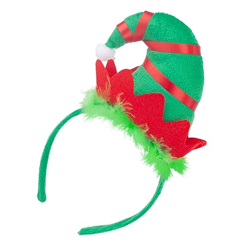 SKISUNO Weihnachtselfen Haarreif Für Erwachsene Und Festlicher Kopfschmuck Mit Weihnachtlichen Accessoires Ideales Cosplay Haarzubehör Für Die Weihnachtsfeier Und Festliche Anlässe von SKISUNO