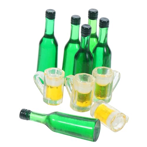 SKISUNO 1satz Miniatur Bierkrüge Dekorative Zubehör Für Puppenhaus Mini Bierflaschen Und Bierkrüge Aus Resin Deko-Element Für Mini-häuser Und Fotoshootings SKISUNO 1satz Miniatur Bierkrüge Dekorative Zubehör Für Puppenhaus Mini Bierflaschen Und Bierkrüge Aus Resin Deko-Element Für Mini-häuser Und Fotoshootings von SKISUNO