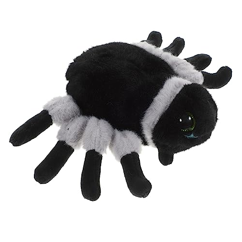 SKISUNO üße üschspinne Halloween Deko Kuscheltier Realistische Schwarze Spinne Soft Doll Für Heimdekoration Perfekt Für Halloween Und Als von SKISUNO