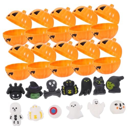 SKISUNO üßes Halloween Kürbis Decompression 1 Set Aus Flexiblen Knetbaren Handspielzeugen Für Partys Stressabbau Und Als Originelles Mitgebsel Für Kindergeburtstage von SKISUNO