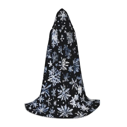 Kapuzenumhang mit Schneemann, Sternen und Schneeflocken, Unisex, verschiedene Zauberer-Robe, Halloween, Cosplay und Karneval, Gothic Kapuzenumhang mit Schneemann, Sternen und Schneeflocken, Unisex, verschiedene Zauberer-Robe, Halloween, Cosplay und Karneval, Gothic von SKKNT