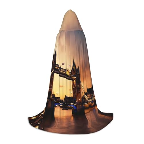 SKKNT Kapuzenumhang mit Aufschrift "I Love London", Unisex, verschiedene Zauberer-Robe, Halloween, Cosplay und Karneval, Gothic SKKNT Kapuzenumhang mit Aufschrift "I Love London", Unisex, verschiedene Zauberer-Robe, Halloween, Cosplay und Karneval, Gothic von SKKNT