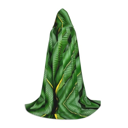 SKKNT Kapuzenumhang mit Bananenblatt-Motiv, Unisex, verschiedene Zauberer-Robe, Halloween, Cosplay und Karneval, Gothic SKKNT Kapuzenumhang mit Bananenblatt-Motiv, Unisex, verschiedene Zauberer-Robe, Halloween, Cosplay und Karneval, Gothic von SKKNT