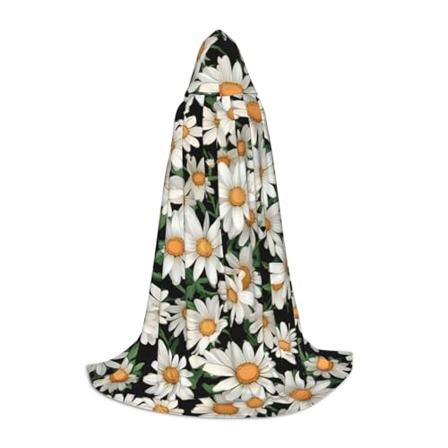 SKKNT Kapuzenumhang mit Gänseblümchen-Motiv, Unisex, verschiedene Zauberer-Robe, Halloween, Cosplay und Karneval, Gothic SKKNT Kapuzenumhang mit Gänseblümchen-Motiv, Unisex, verschiedene Zauberer-Robe, Halloween, Cosplay und Karneval, Gothic von SKKNT