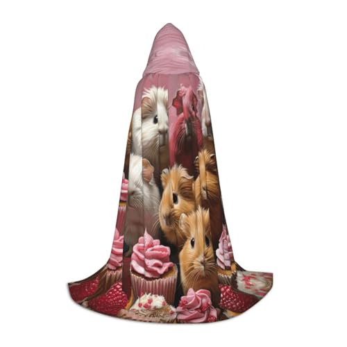 SKKNT Kapuzenumhang mit Meerschweinchen und Cupcakes, Unisex, verschiedene Zauberer-Robe, Halloween, Cosplay und Karneval, Gothic SKKNT Kapuzenumhang mit Meerschweinchen und Cupcakes, Unisex, verschiedene Zauberer-Robe, Halloween, Cosplay und Karneval, Gothic von SKKNT