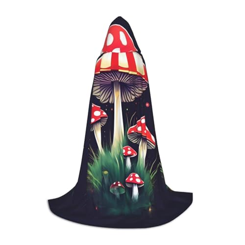 SKKNT Kapuzenumhang mit Zauberpilzen, Unisex, verschiedene Zauberer-Robe, Halloween, Cosplay und Karneval, Gothic SKKNT Kapuzenumhang mit Zauberpilzen, Unisex, verschiedene Zauberer-Robe, Halloween, Cosplay und Karneval, Gothic von SKKNT
