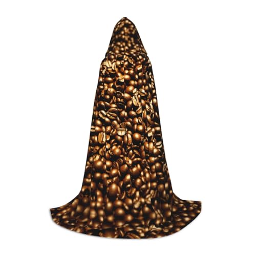 SKKNT Lustiger Umhang mit Kapuze und gerösteten Kaffeebohnen, Unisex, verschiedene Zauberer-Robe, Halloween, Cosplay und Karneval, Gothic SKKNT Lustiger Umhang mit Kapuze und gerösteten Kaffeebohnen, Unisex, verschiedene Zauberer-Robe, Halloween, Cosplay und Karneval, Gothic von SKKNT