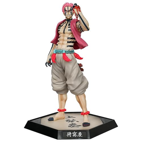 Anime Figuren Dämon Slayer Figur Akaza Hakuji zusammengebaut Modell Puppe Spielzeug Kollektion GK Statue für Büro Dekoration Haus 26 cm von SKLTN