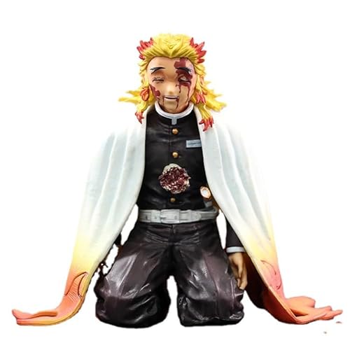 Demon Slayer Figur Rengoku Kyoujurou Confessional Toy Anime Action Model Doll Toys Nebel Breathing Version Figur für Büro und Geburtstag 13 cm von SKLTN