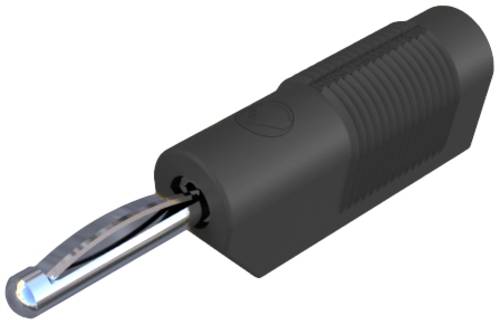 SKS Hirschmann VSB 20 Bananenstecker Stecker, gerade Stift-Ø: 4mm Schwarz von SKS Hirschmann