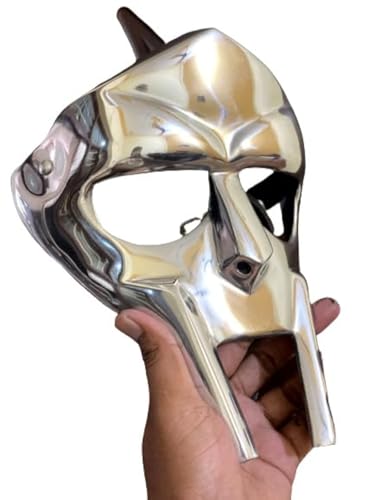 SKYNOTCH Mittelalter Gladiator MF Doom Maske Halloween Requisite Cosplay Kostüm Zubehör Sammler Coole Geburtstage Xmas Gifts von SKYNOTCH