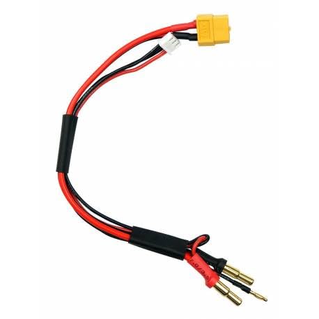 SKYRC Ladekabel XT60 für 2s Akku mit 4mm oder 5mm Buchse von SKYRC