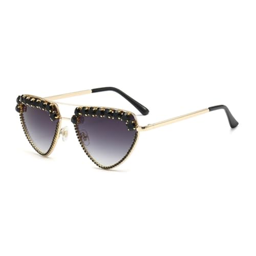 Partybrille Europa und die Vereinigten Staaten dekorative Gläser mit Diamant-Sonnenbrille (Color : Colour 1, Size : Free size) von SLEDEZ