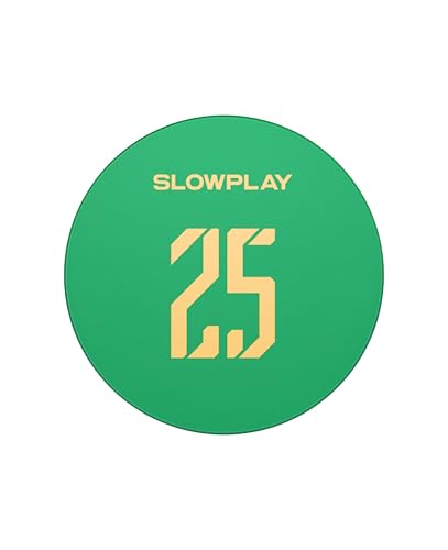 SLOWPLAY Godel Keramik-Pokerchips in größeren Mengen, 10 g-Keramik-Pokerchip in Casino-Qualität für Texas Hold'em, 50er-Packung 39 mm Profi-Chips mit Nennwert 25 SLOWPLAY Godel Keramik-Pokerchips in größeren Mengen, 10 g-Keramik-Pokerchip in Casino-Qualität für Texas Hold'em, 50er-Packung 39 mm Profi-Chips mit Nennwert 25 von SLOWPLAY