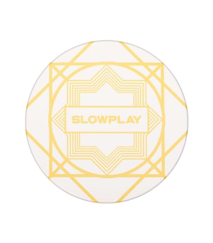 SLOWPLAY Nash Keramik Pokerchips in Loser Schüttung, 10 Gramm Pokerchip aus Keramik in Casino Qualität für Texas Hold'em, 39 mm, Professionelle Chips, 50 Stück (Weiß) von SLOWPLAY