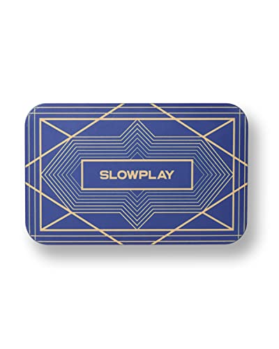 SLOWPLAY Rechteckige Pokerchips, 10er-Pack, professionelle Plaketten im europäischen Stil ohne Wertangabe, 34-Gramm-Keramikverbundstoff von SLOWPLAY