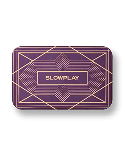 SLOWPLAY Rechteckige Pokerchips, 10er-Pack, professionelle Plaketten im europäischen Stil ohne Wertangabe, 34-Gramm-Keramikverbundstoff von SLOWPLAY