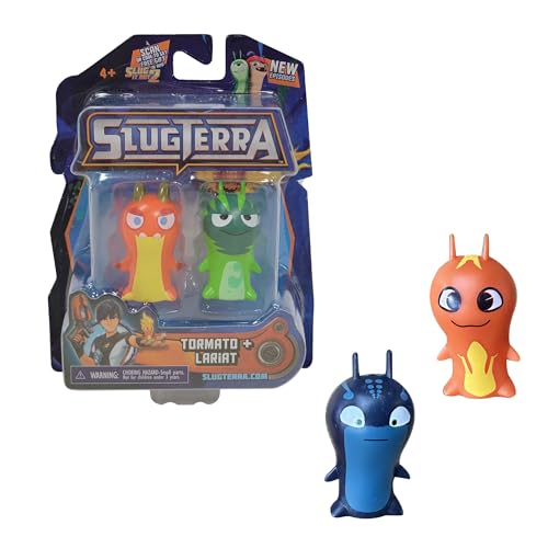 SLUGTERRA, LUU00 2 Figuren, 4,5 cm, zufällige Modellauswahl, für Kinder ab 4 Jahren von SLUGTERRA