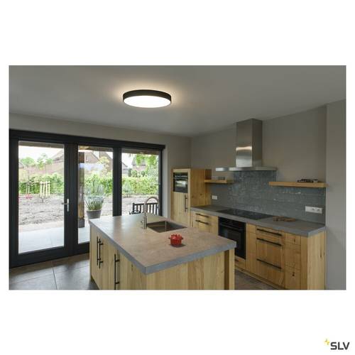 SLV 1007322 MEDO® 60 LED-Deckenleuchte LED 39W Schwarz von SLV