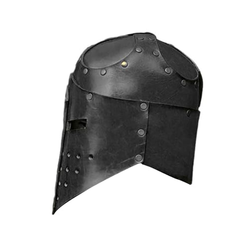 SLXLYH Templars Crusader Knights Helm Helm Wearable Erwachsene Mittelalterliche Kostüme Vollgesichtsmaske Für Halloween Cosplay Party Rollenspiel Mittelalterlicher Barbute SLXLYH Templars Crusader Knights Helm Helm Wearable Erwachsene Mittelalterliche Kostüme Vollgesichtsmaske Für Halloween Cosplay Party Rollenspiel Mittelalterlicher Barbute von SLXLYH