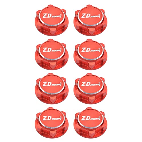 SM SunniMix 8pcs 17mm Sechskant Radmuttern für 1:8 RC Car Zubehör Rot von SM SunniMix