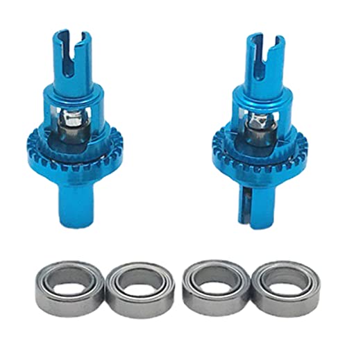 SM SunniMix Metall RC Ball Rolling Differential 1/28 Skala für RC Mini Car KYOSHO AWD AMZ MINI-Q 1/28 Wltoys K989 K969 - Blue von SM SunniMix