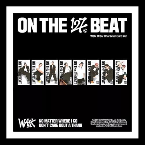 NCT 127 Walk The 6th Album (Walk Crew Character Card - 8 Ver Set + Geschenk) K-POP SEALED von SM.