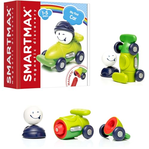 SmartMax My First Car Dynamic STEM Building Set - Magnetic Discovery for Ages 1+ von SMARTMAX