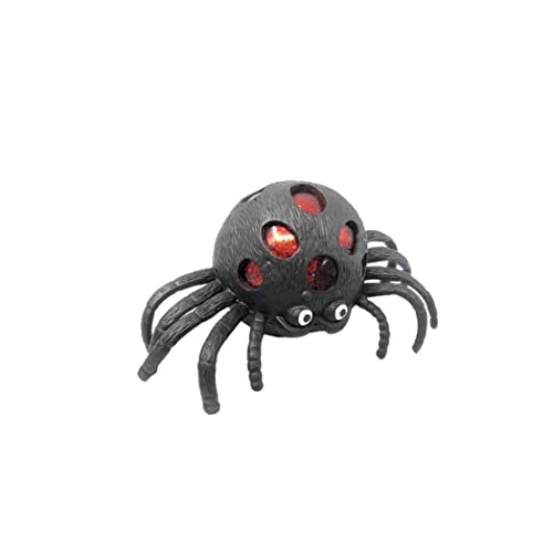 SMELEYOU Halloween Spider Toy Creative Mesh Greifen Stressabbau Ball Halloween Squeeze Ball Kids Party Favorit von SMELEYOU