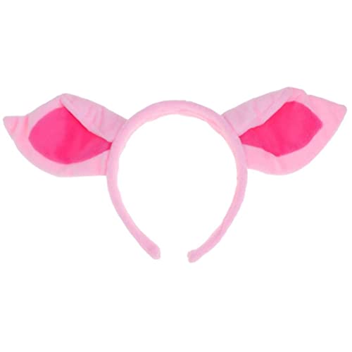 SMELEYOU Weiches Schweinohren Stirnband Tierkostüm Cosplay Halloween Kostüm Halloween Party Accessoire für Kinder und Erwachsene von SMELEYOU