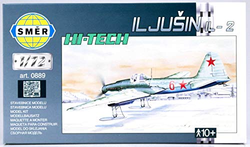 SMER HI-TECH - Iljusin IL-2 SSSR inkl. Ätzteile - 1:72 Modell-Bausatz 0889 von SMER