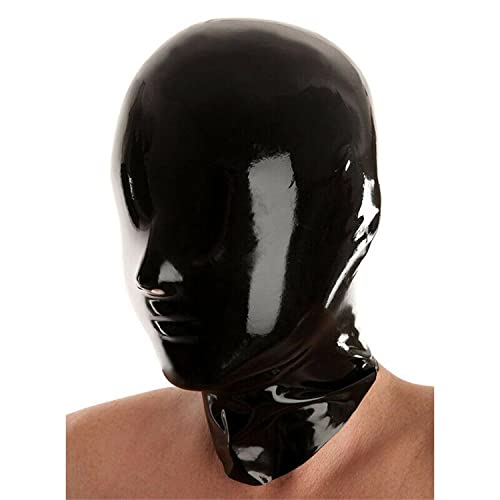SMGZC Latex Maske,All inklusive Latex Kopfmaske Gummi Kopfhaube Bondage Latex Masken BDSM-maske Für Cosplay Party Halloween (L) von SMGZC