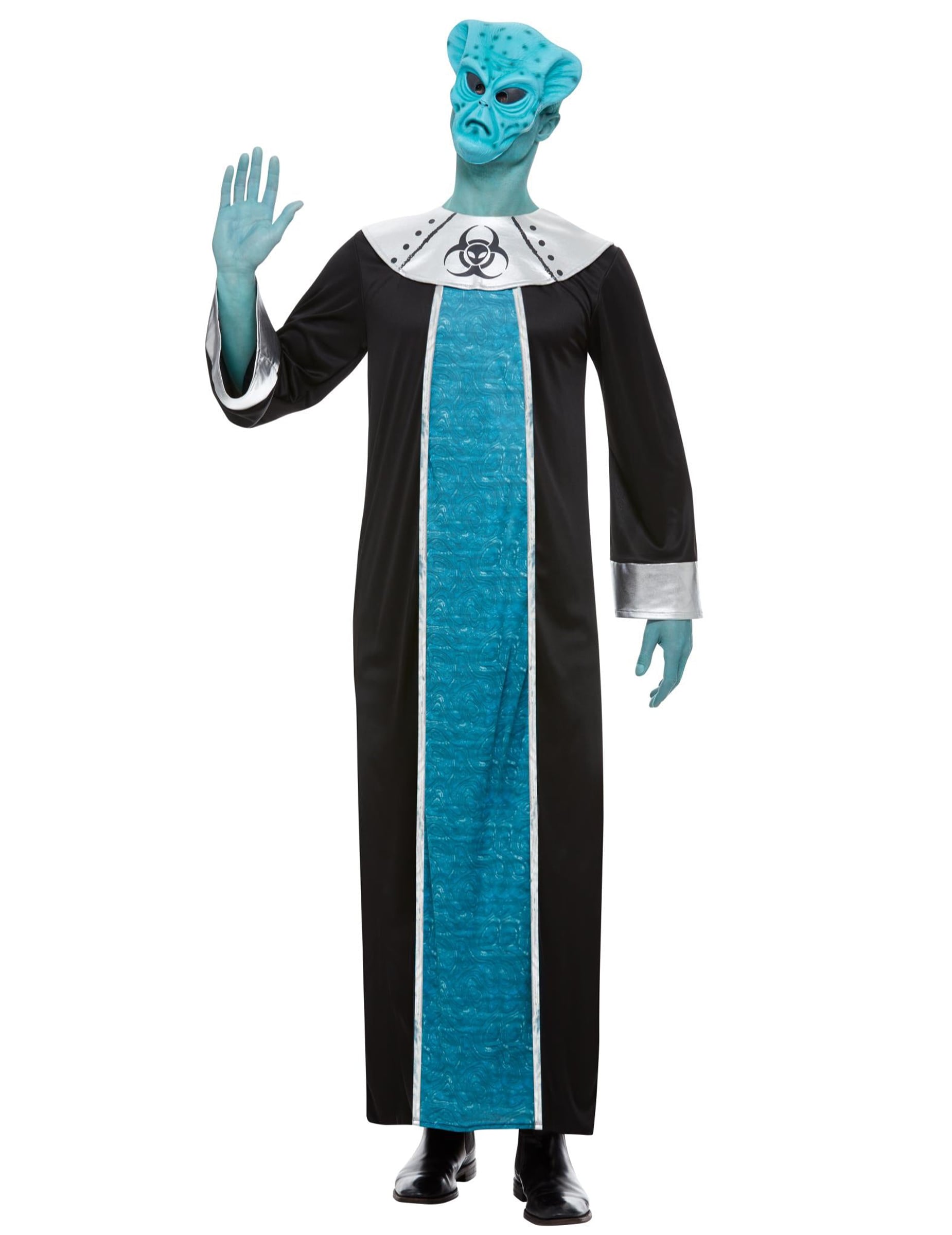 Alien-Kostüm mit Maske blau Alien-Kostüm mit Maske blau von RUBIES NL