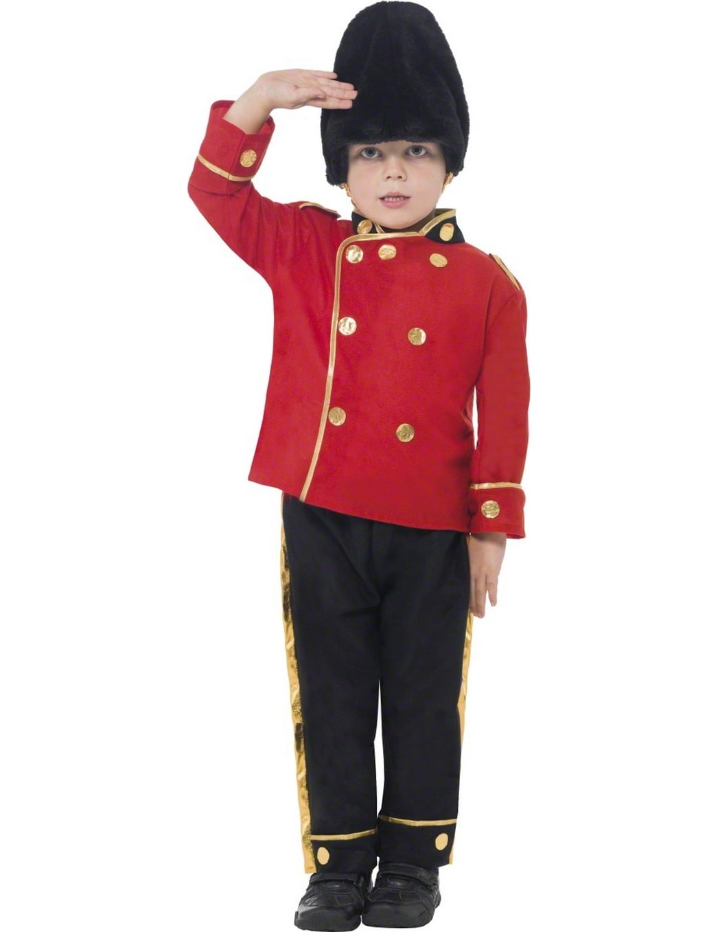 Englischer Wachmann-Kinderkostüm Sicherheitsmann rot-schwarz Englischer Wachmann-Kinderkostüm Sicherheitsmann rot-schwarz von RUBIES NL