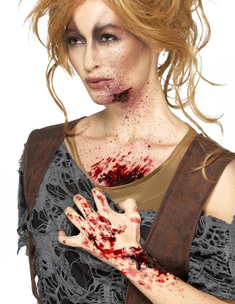 Wundschorf Make-up für Halloween rot Wundschorf Make-up für Halloween rot von SMIFFY'S