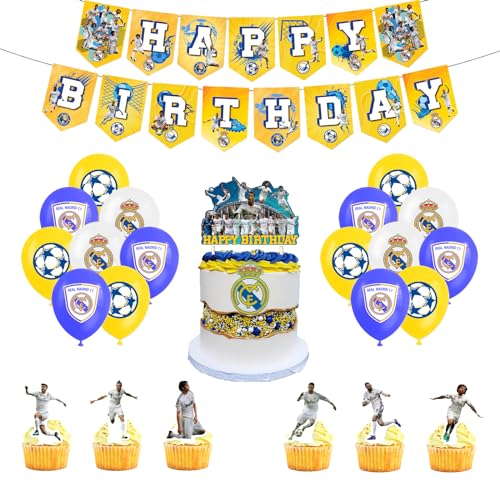 Fc Geburtstag Deko Fußball Geburtstagsdeko Football Geburtstag Luftballons Kuchen Deko c.f Geburtstag Girlande Luftballons von SMLHPARTY