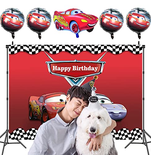 Geburtstag Deko Mcqueenen Geburtstag Deko Mcqueen Geburtstag Party Deko Mcqueen Luftballons Rennauto Geburtstag Hintergründe Rennwagen Fotografie Hintergrund Racing Car Luftballons Race Car Geburtstag von SMLHPARTY