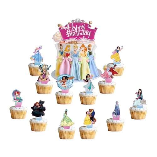 Prinzessinnen Kindergeburtstag Deko Princess Geburtstag Deko Prinzessin Geburtstag Prinzessinnen Kuchendeko Torte Tortendeko von SMLHPARTY