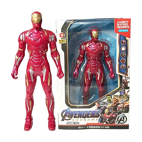 SMLHPARTY Tortendeko Figuren Iron Man Tortenfiguren Kindergeburtstag Iron Man Geburtstagstorte Deko Figuren Iron Man Spielzeug Figuren Iron Man Deko Figuren Für Auto Iron von SMLHPARTY