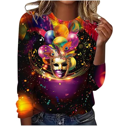 SMUXP Karnevalskostüm Cyber of Monday Deals für Damen 2025 Happy New Year Plus Size Mardi Gras Outfit für Frauen Damen Mardi Gras Outfit Mädchen Karneval Outfit von SMUXP