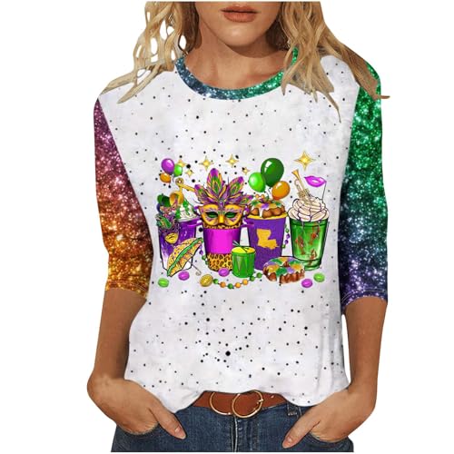 SMUXP Karnevalskostüm Cyber of Monday Deals für Damen 2025 Happy New Year Plus Size Mardi Gras Outfit für Frauen Damen Mardi Gras Outfit Mädchen Karneval Outfit von SMUXP