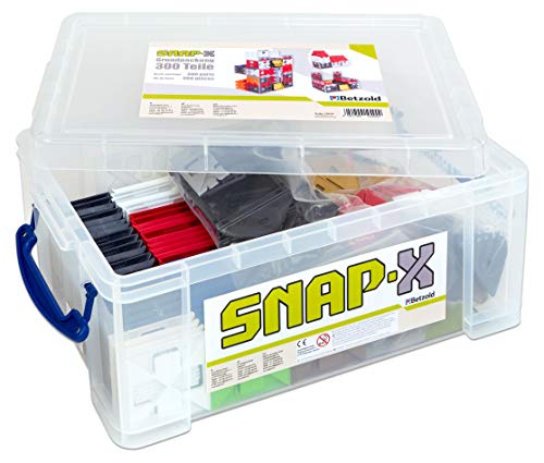 SNAP-X - Grundpackung, 300 Teile - Steckspielzeug Konstruktionsspielzeug von SNAP-X