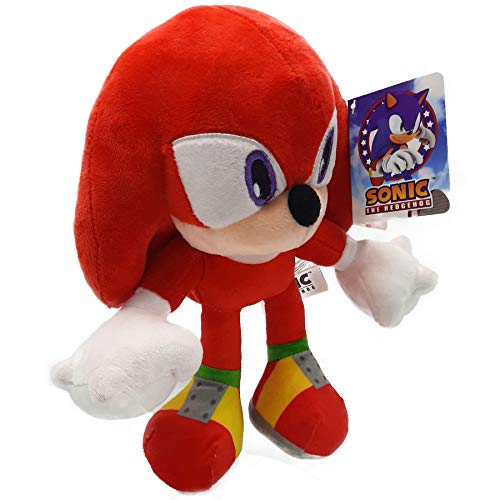 Children Hub Sonic - Plüschtier Knuckles the Echidna 11'40 / 29 cm rote Farbe Superweiche Qualität von SNIC